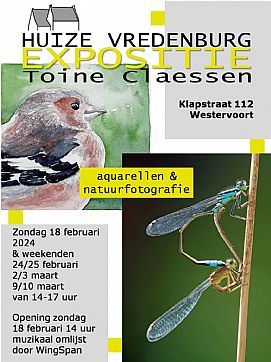 Westervoort : Aquarel & natuurfoto Toine Claessen - De Liemers - evenementen bezoeken en beleven! - in De Liemers .nl